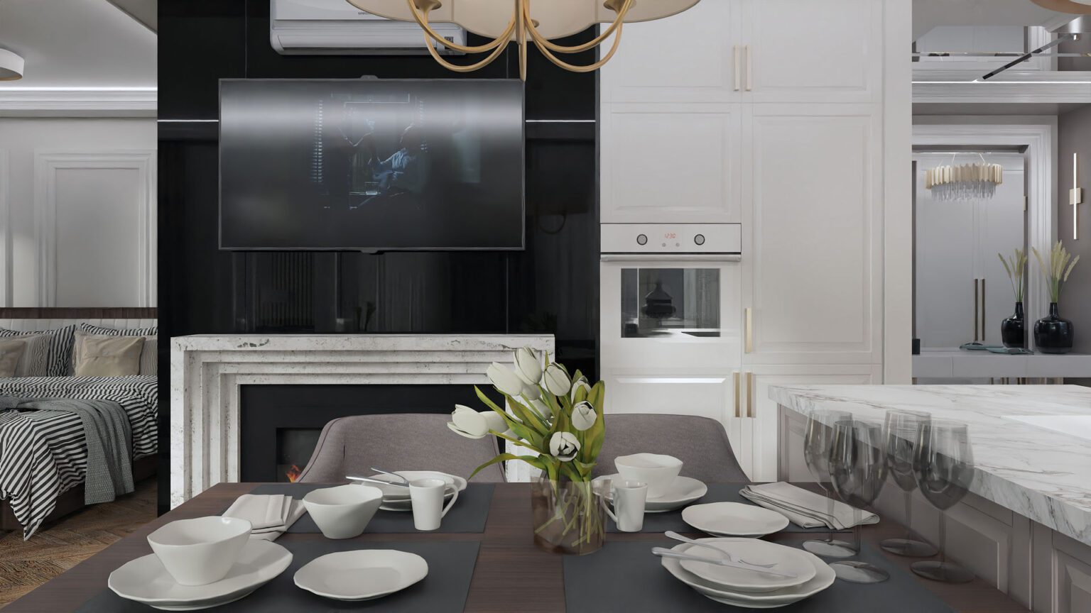 Apartament luksusowy_jadalnia