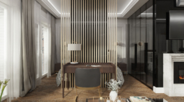 Apartament luksusowy_widok na oddzieloną sypialnię