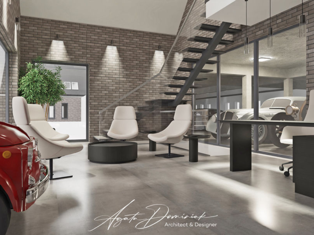 Wynajem aut zabytkowych_Sala obsługi_widok 3