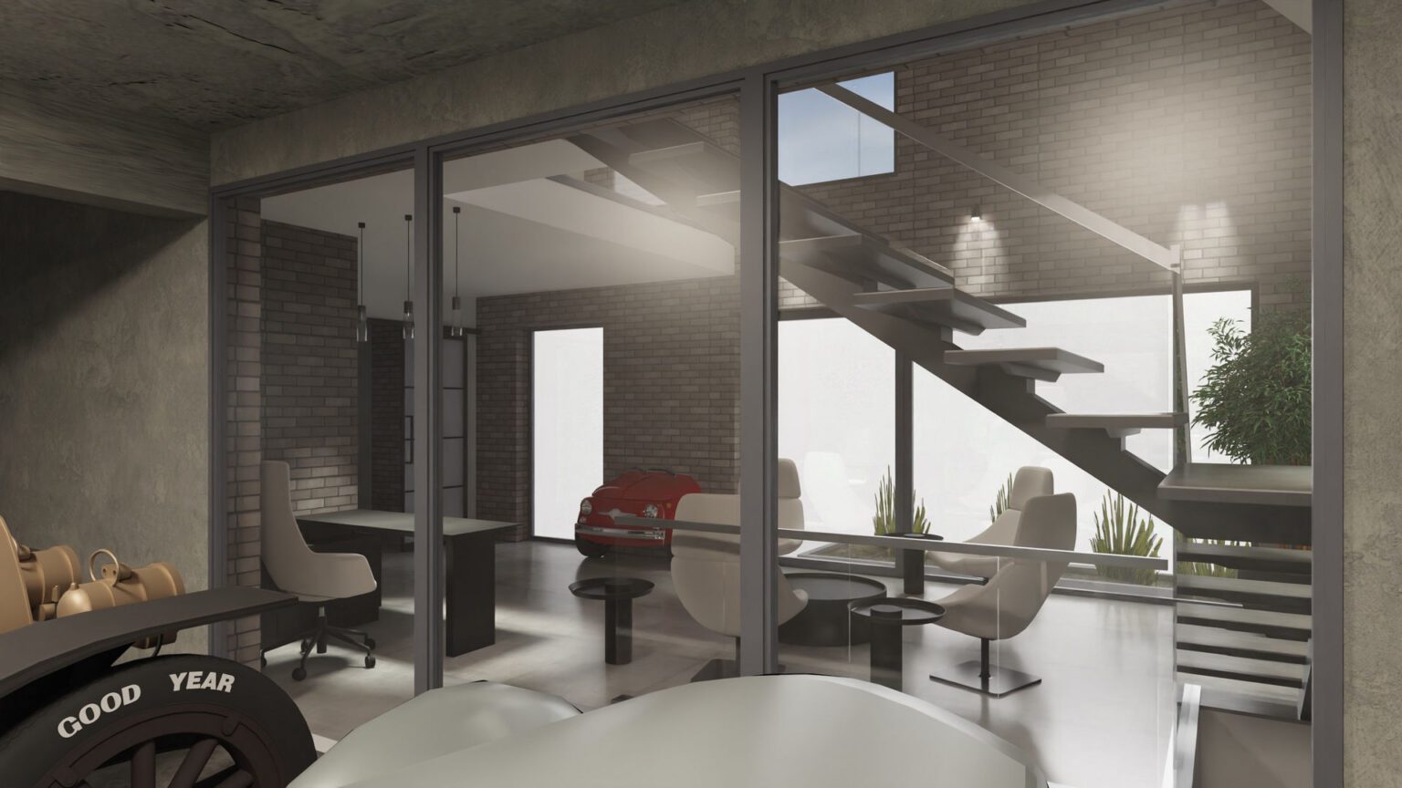 Wynajem aut zabytkowych_Sala obsługi_widok 5