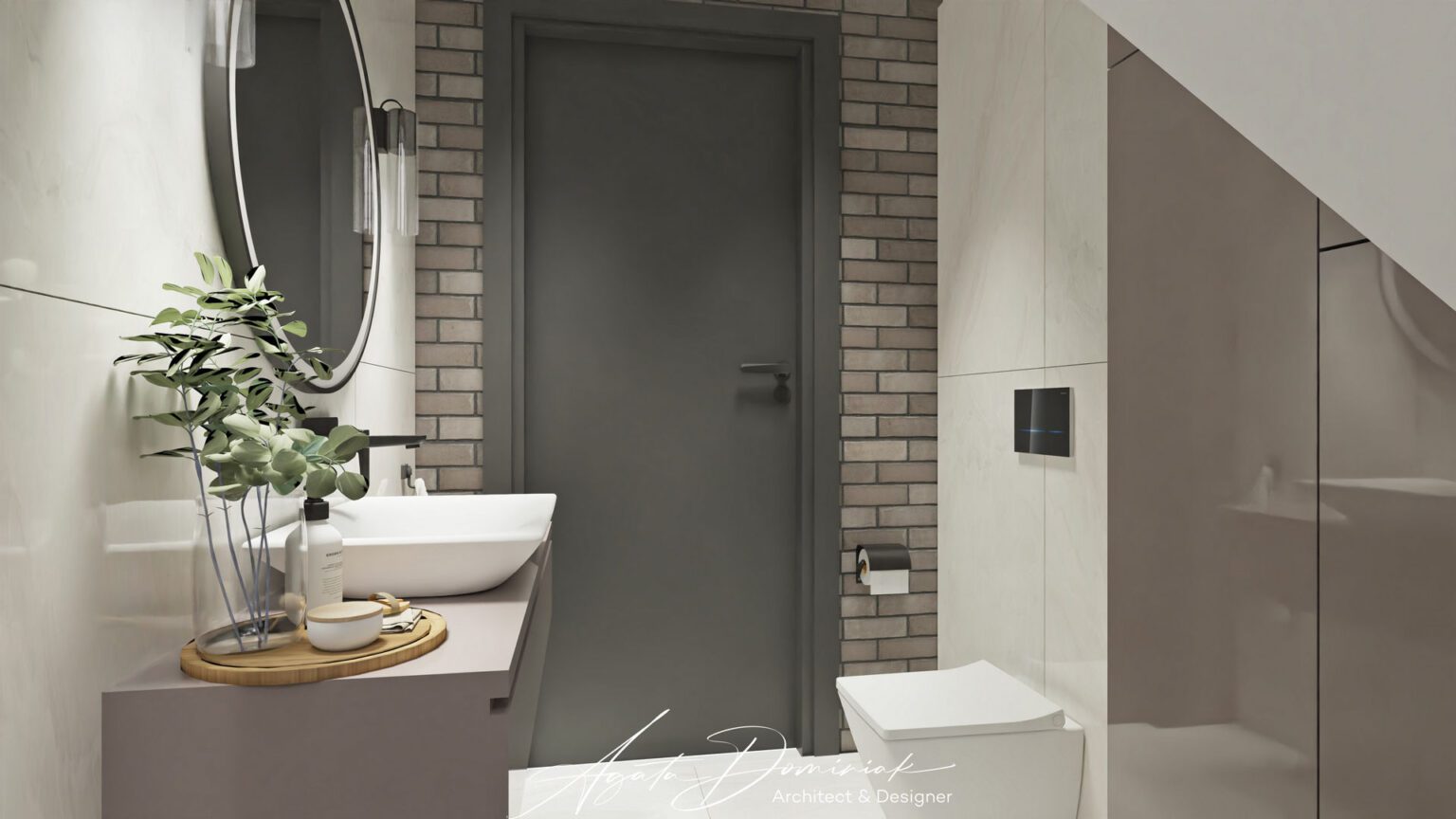 Wynajem aut zabytkowych_toaleta na poddaszu_wid 3