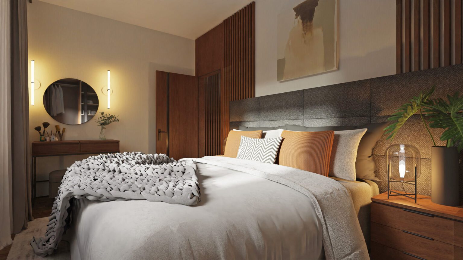 Dom nowoczesny__sypialnia_widok 2