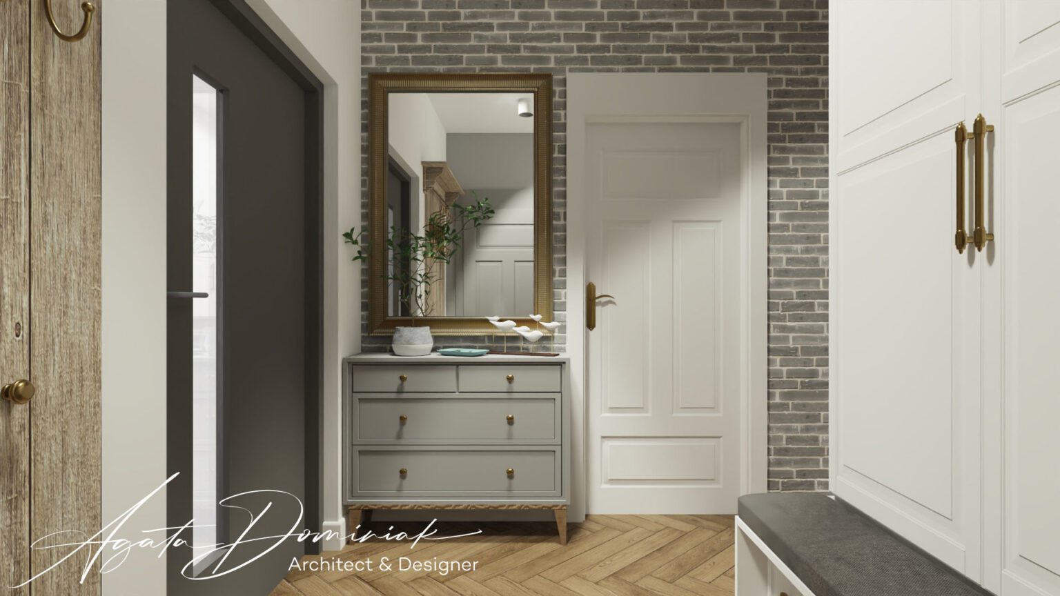 Dom prywatny pod Wrocławiem_wiatrołap_widok 1