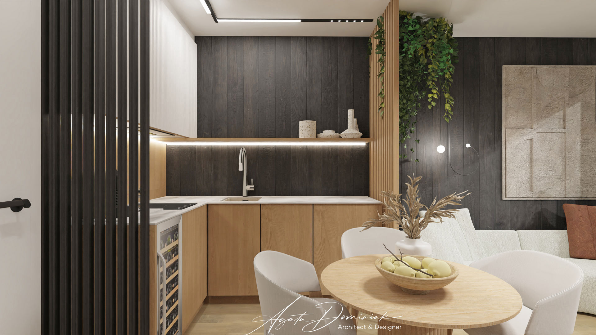 Dom w górach _salon_widok 3