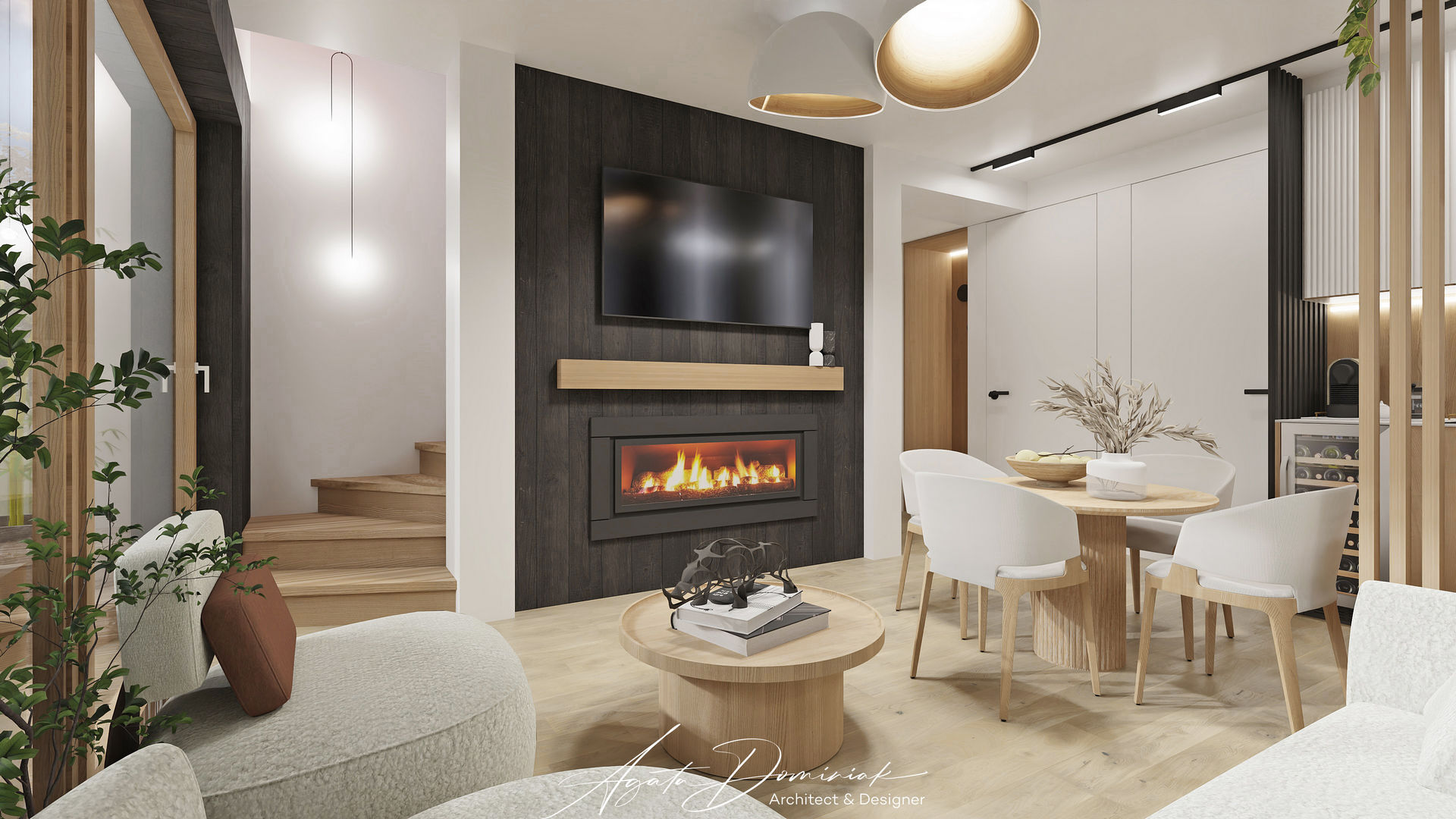 Dom w górach _salon_widok 4