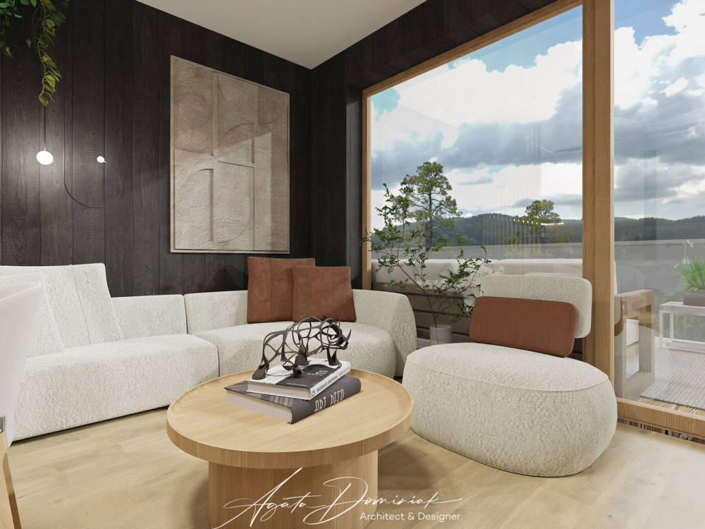 Dom w górach _salon_widok 7