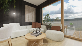 Dom w górach _salon_widok 7