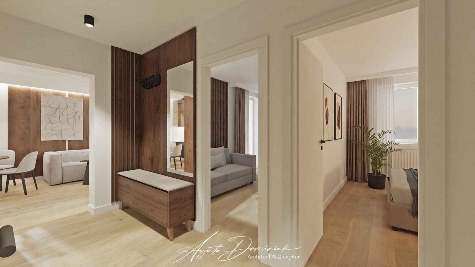 Jelcz_mieszkanie_przedpokój widok 1