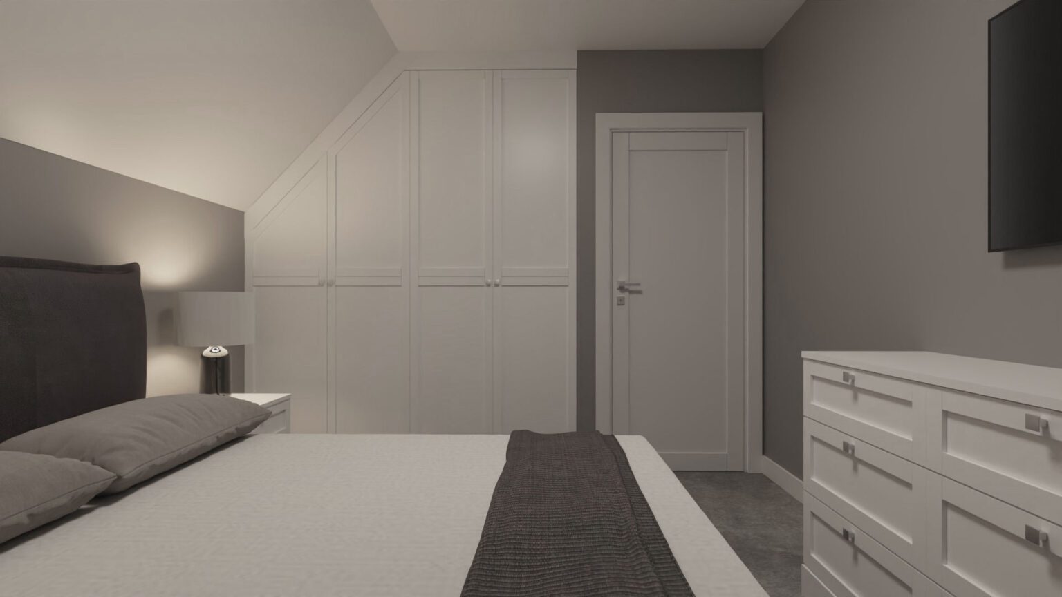 Metamorfoza domu wakacyjnego_sypialnia_widok 2