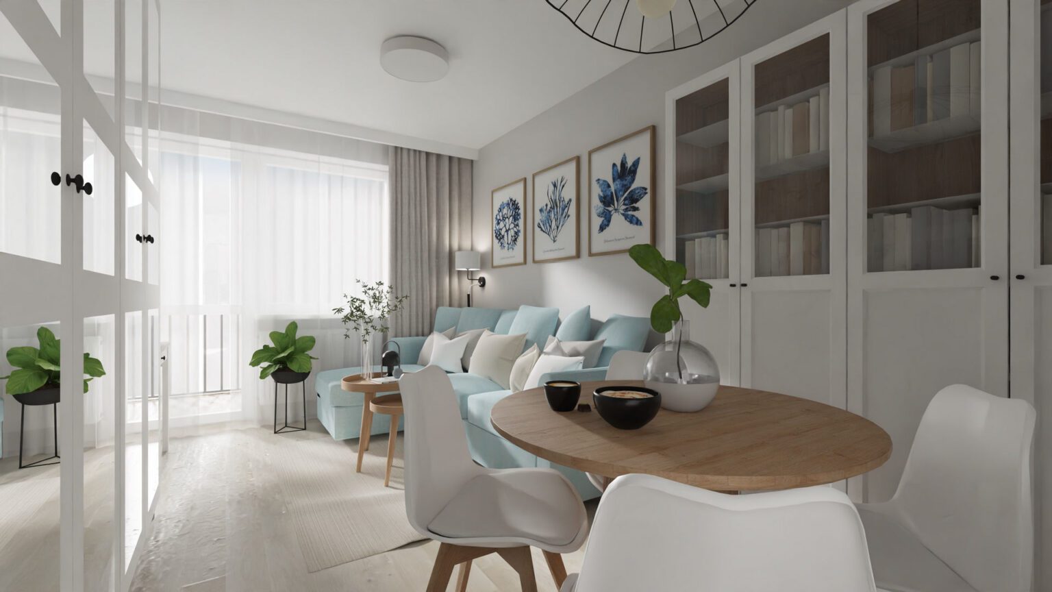 Metamorfoza mieszkania_duży pokój_widok 1