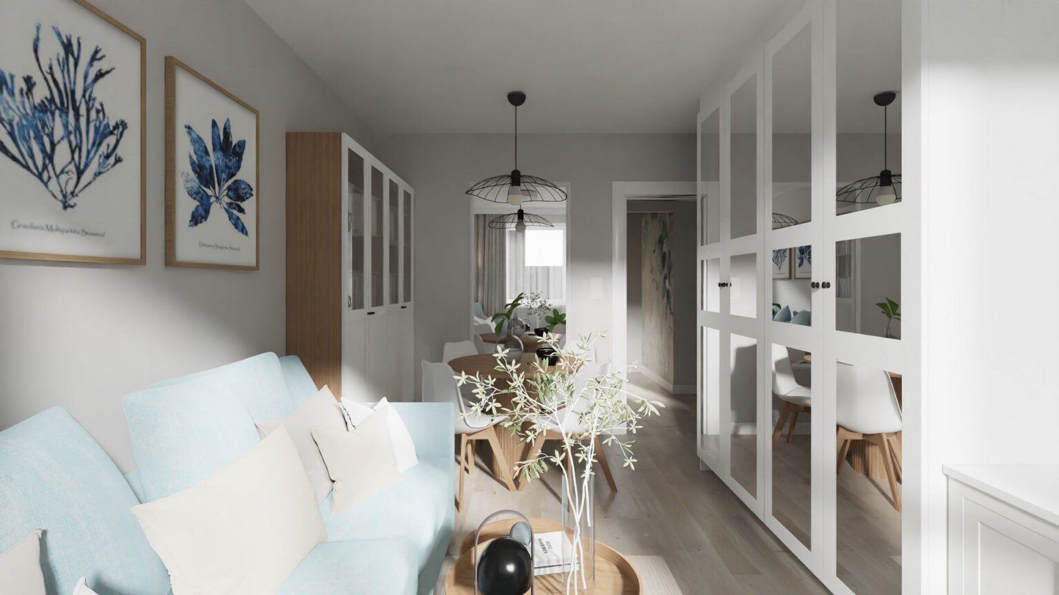 Metamorfoza mieszkania_duży pokój_widok 3