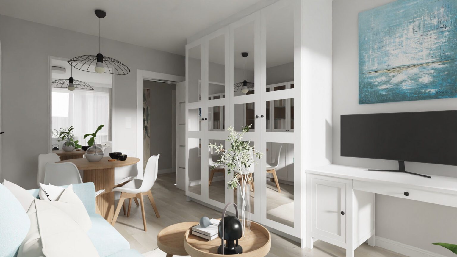 Metamorfoza mieszkania_duży pokój_widok 4