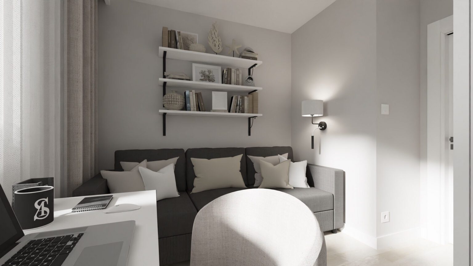 Metamorfoza mieszkania_mały pokój_widok 5