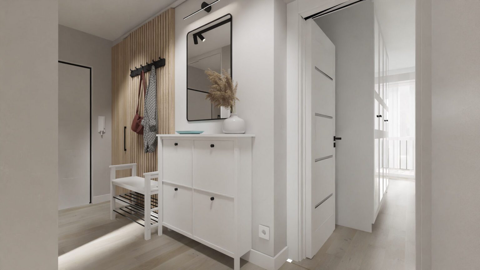 Metamorfoza mieszkania_przedpokój_widok 2