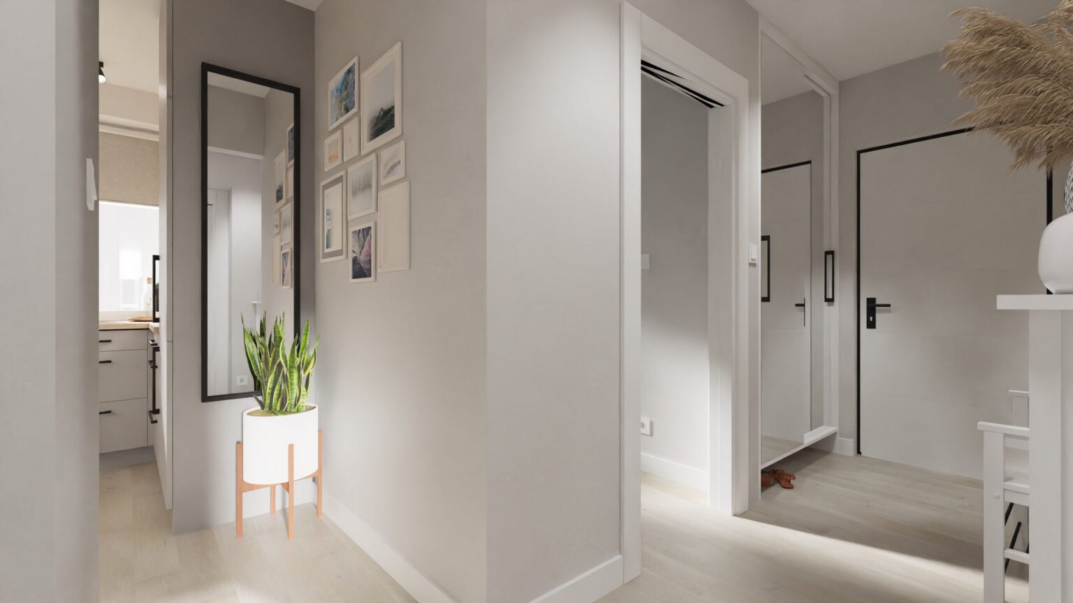 Metamorfoza mieszkania_przedpokój_widok 3