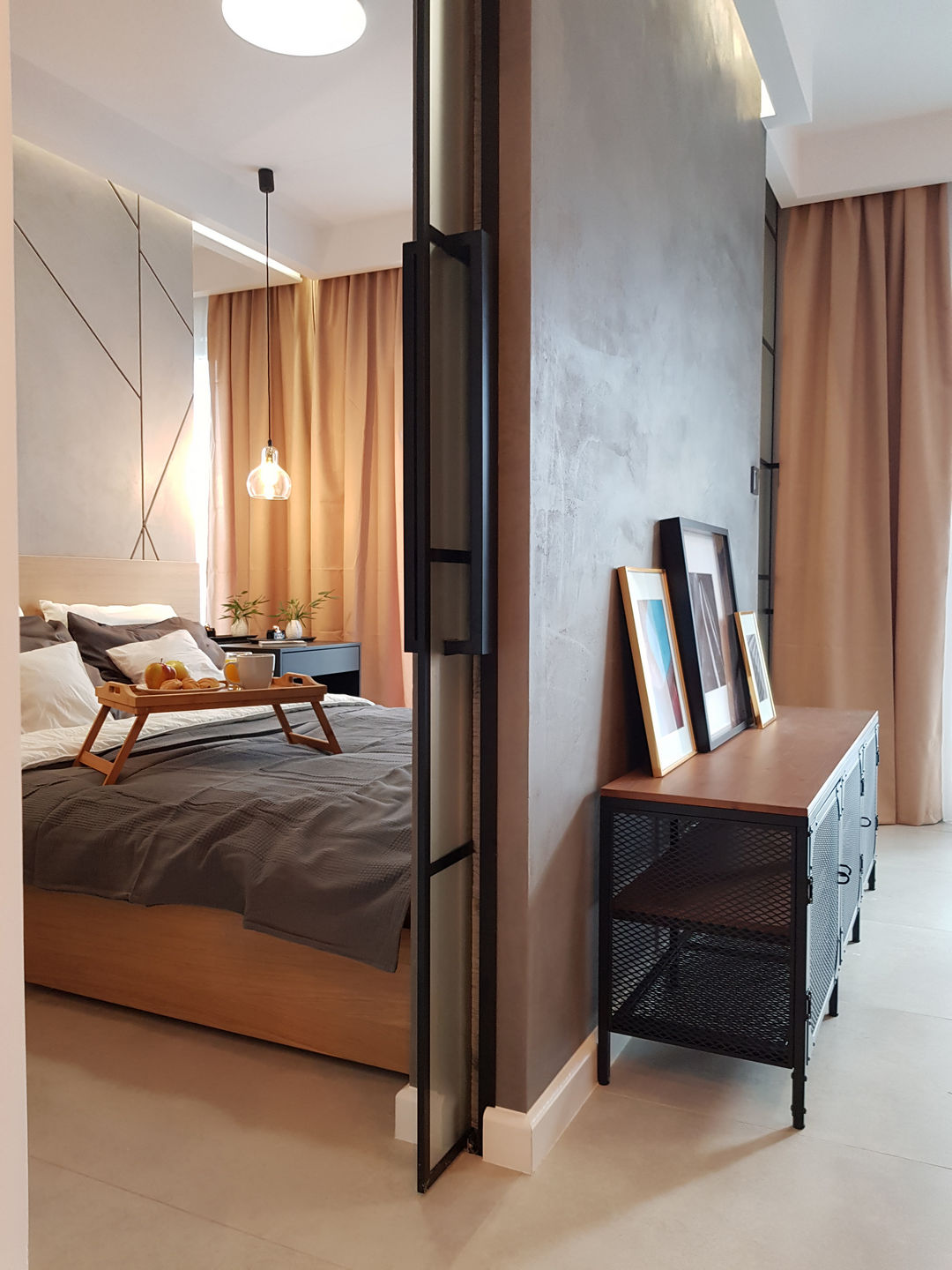 Mieszkanie loftowe_salon_widok 19