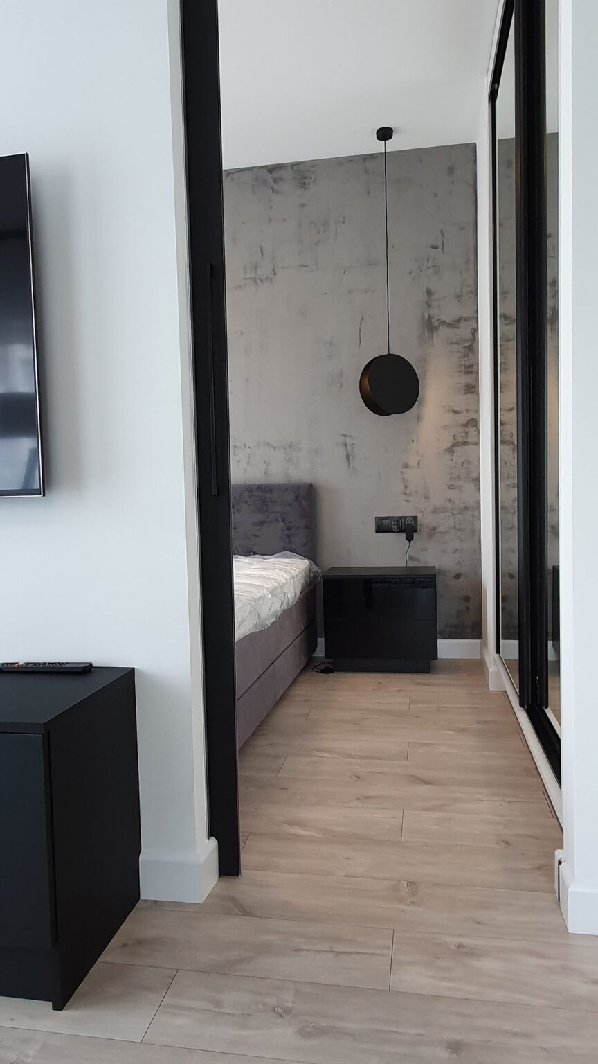 Mieszkanie monochrome_salon wid 9