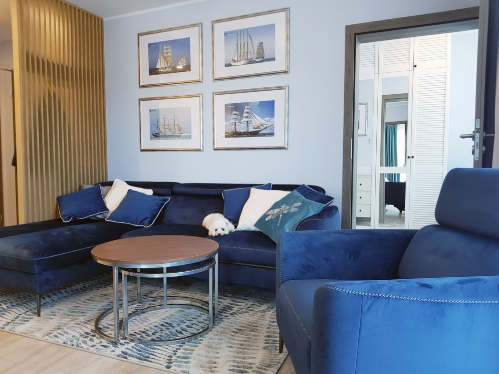 Mieszkanie nad morzem_salon_widok 1