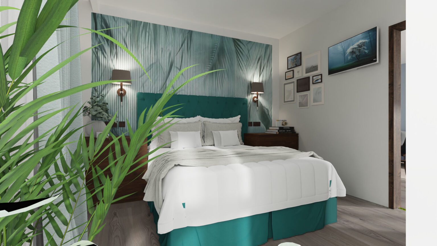 Mieszkanie nad morzem_sypialnia_widok 2