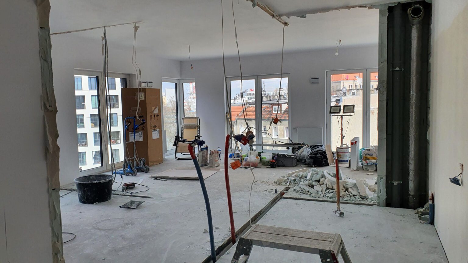 Mieszkanie od dewelopera wyburzanie ścian