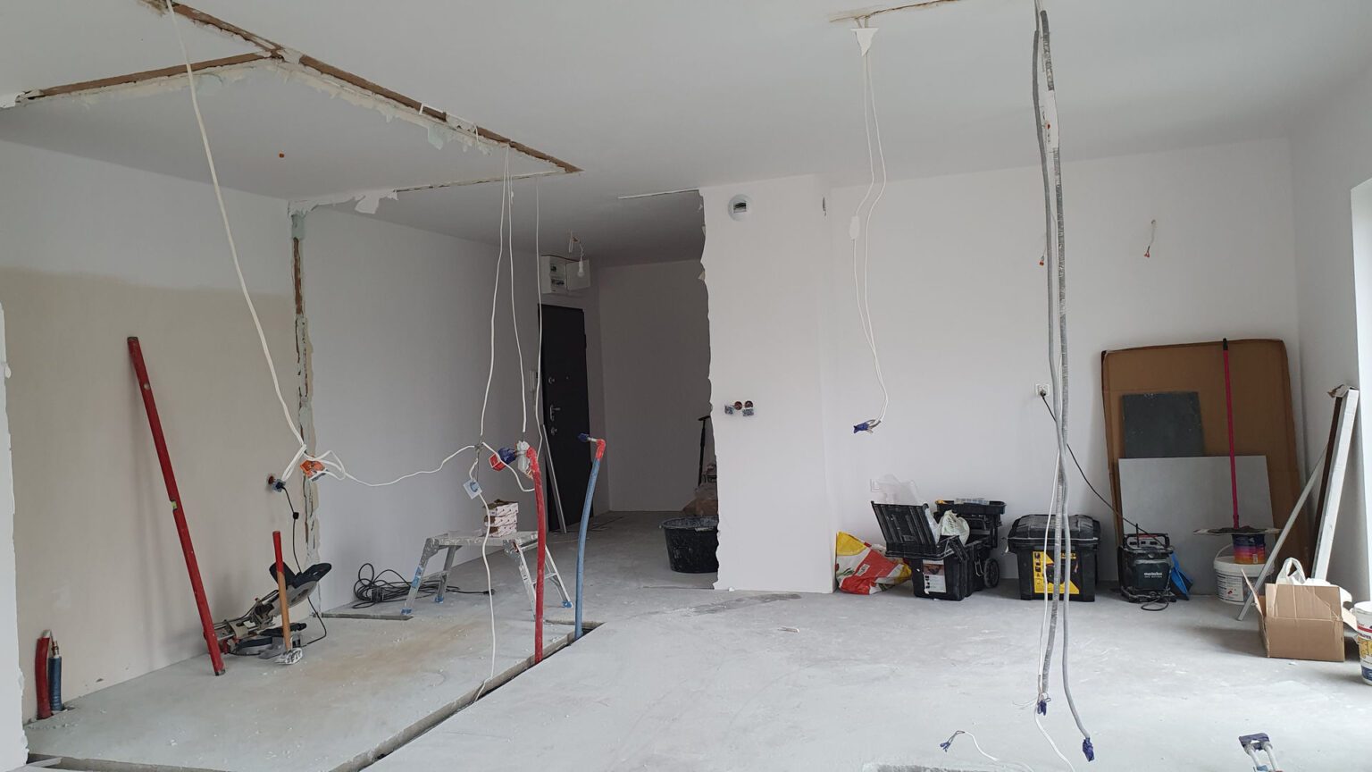 Mieszkanie od dewelopera wyburzanie ścian