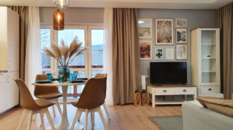 Mieszkanie wakacyjne w górach_salon_widok 15