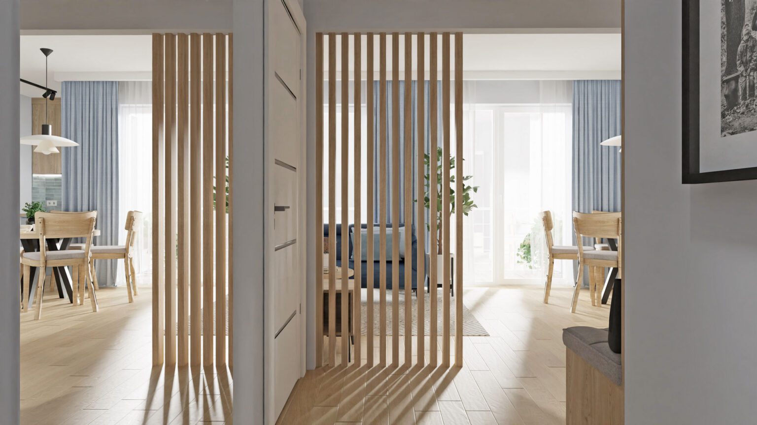 Mieszkanie we Wrocławiu_korytarz_widok 3