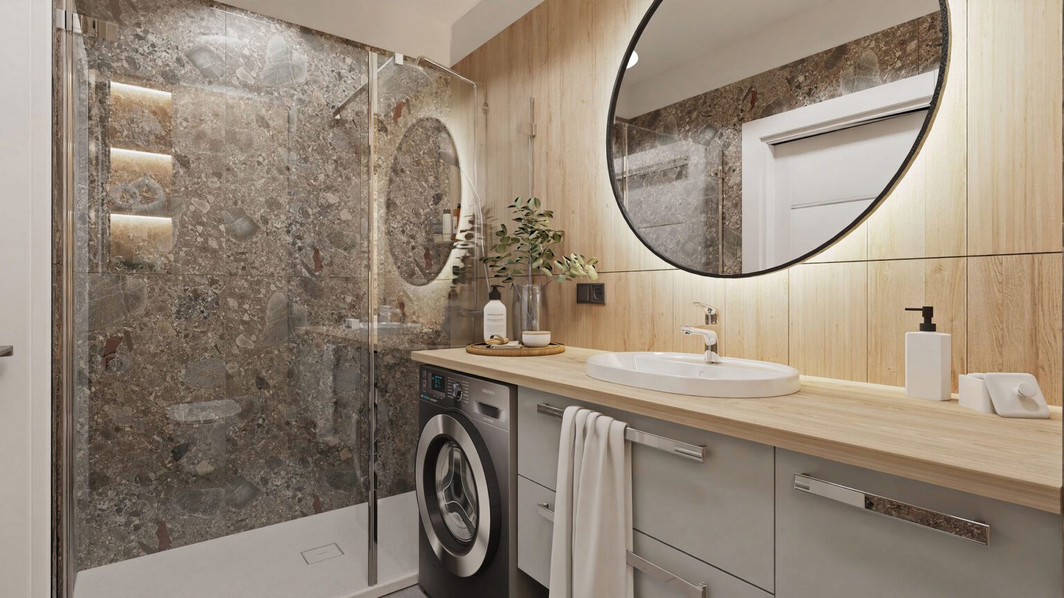 Mieszkanie we Wrocławiu_łazienka_widok 1