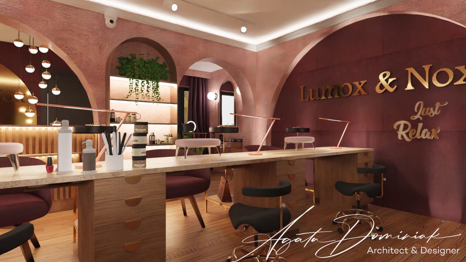 Salon kosmetyczny_sala główna_widok 3