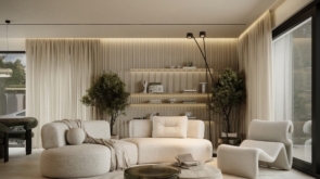 salon w nowoczesnym domu