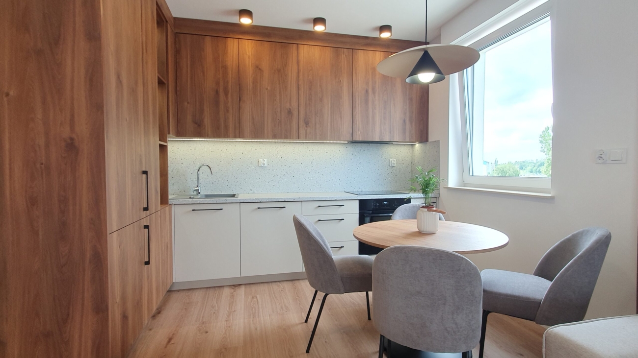 remont kuchni w starym budownictwie – gotowa kuchnia po remoncie