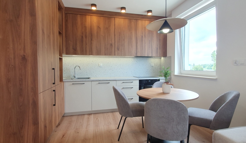 remont kuchni w starym budownictwie – gotowa kuchnia po remoncie